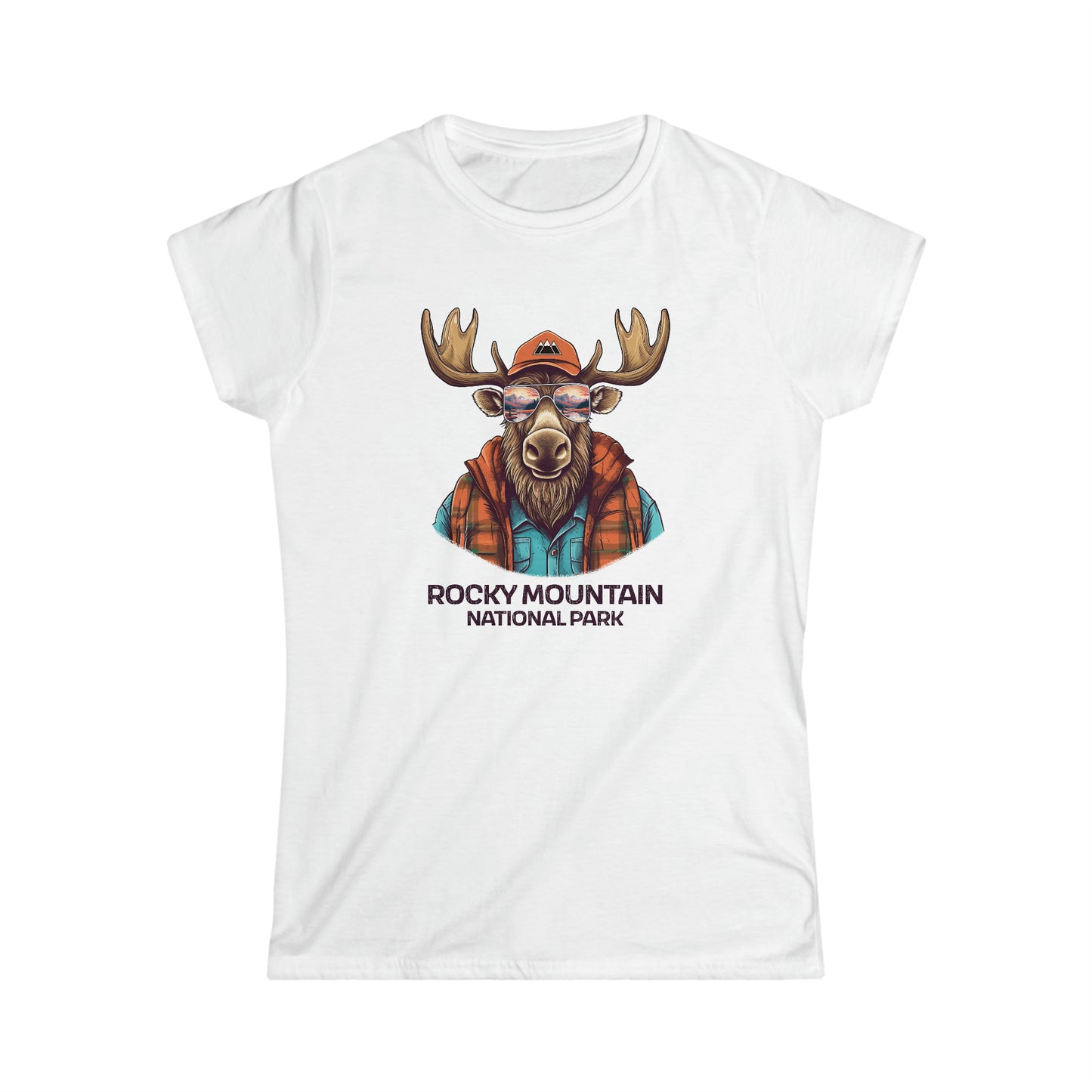 Rocky Mountain National Park Women's T-Shirt - Cool Moose