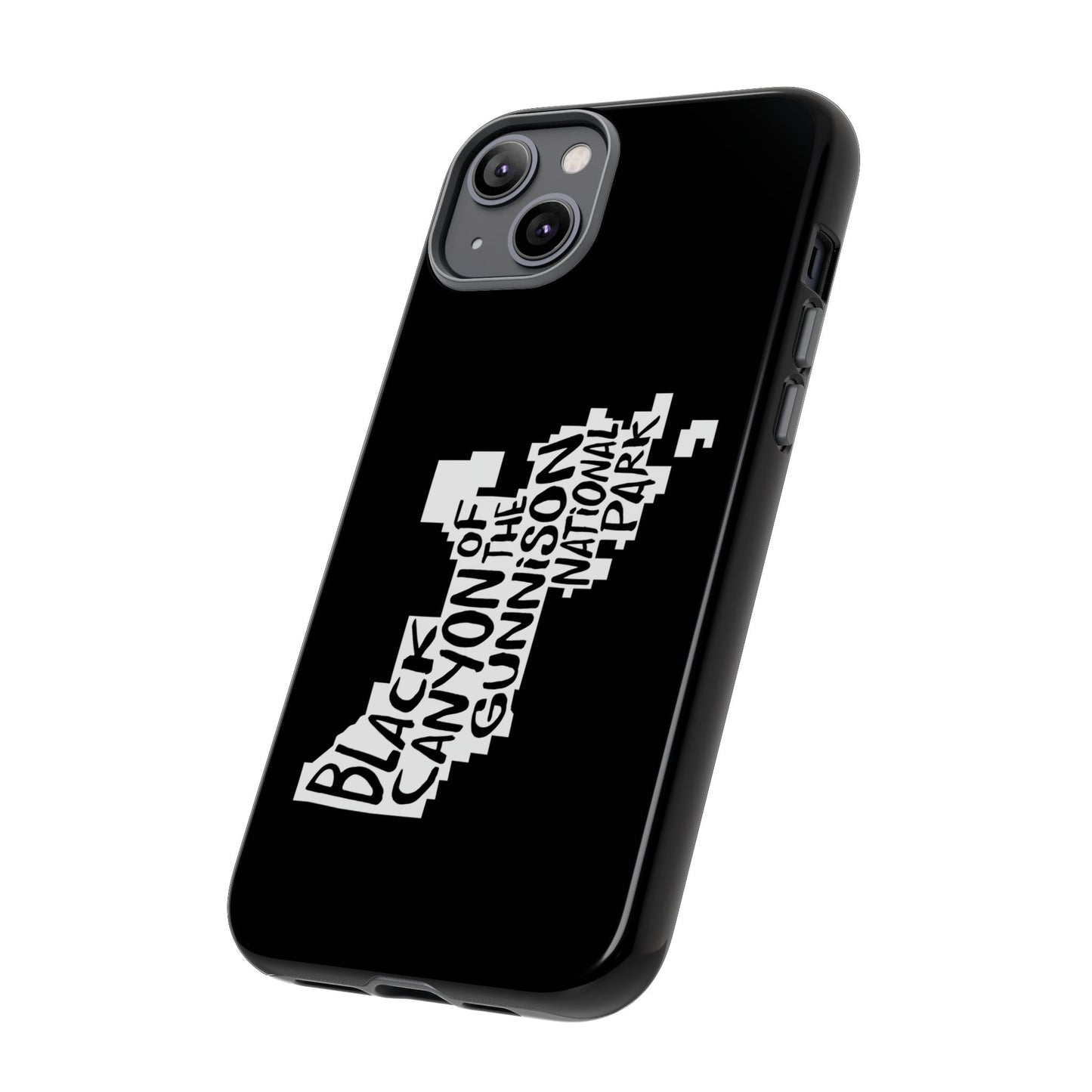 Black Canyon of the Gunnison National Park Phone Case - Map Design