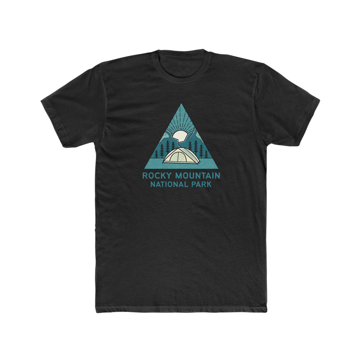 Rocky Mountain National Park T-Shirt Sunrise Triangle Graphic