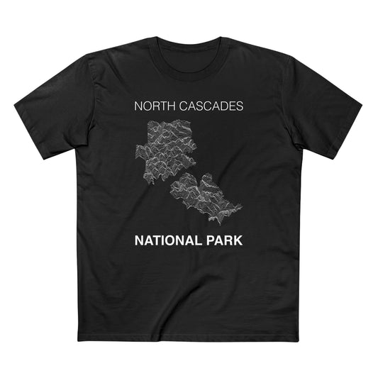 North Cascades National Park T-Shirt Lines