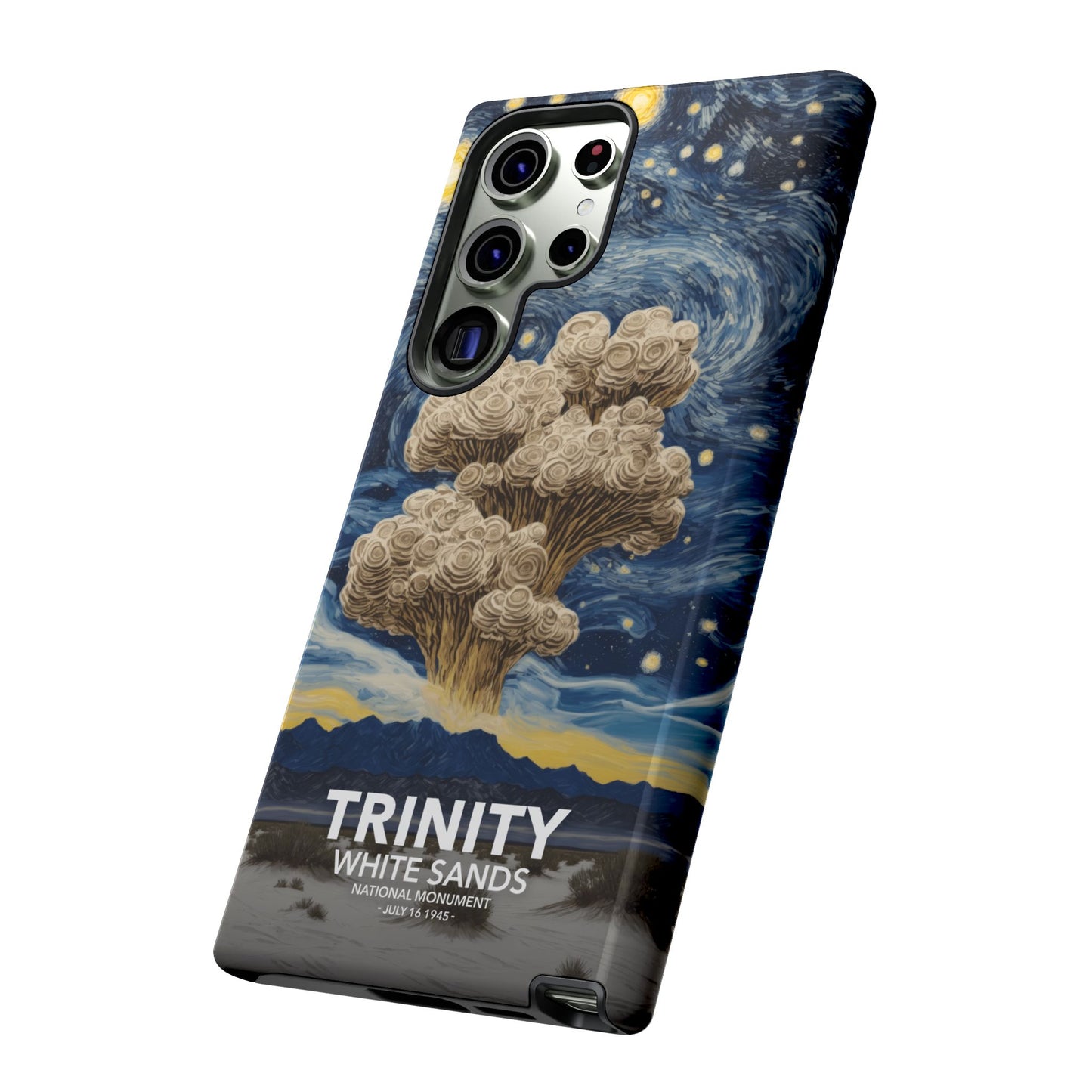 White Sands National Park Phone Case - Starry Night Trinity Test