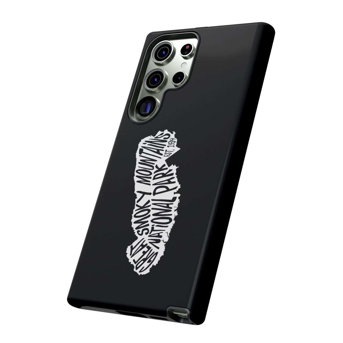 Great Smoky Mountains National Park Phone Case - Map Design