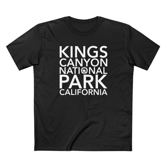 Kings Canyon National Park T-Shirt Block Text