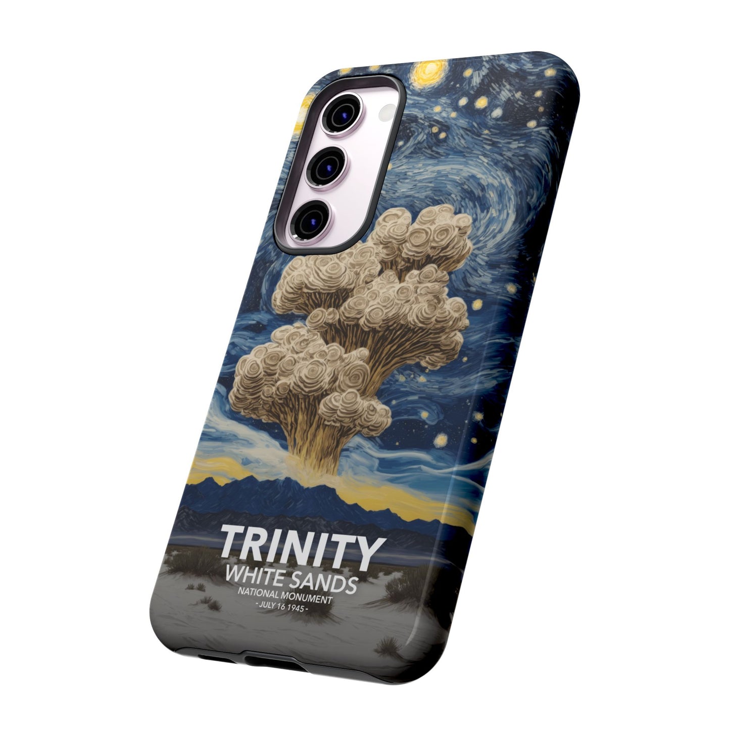 White Sands National Park Phone Case - Starry Night Trinity Test