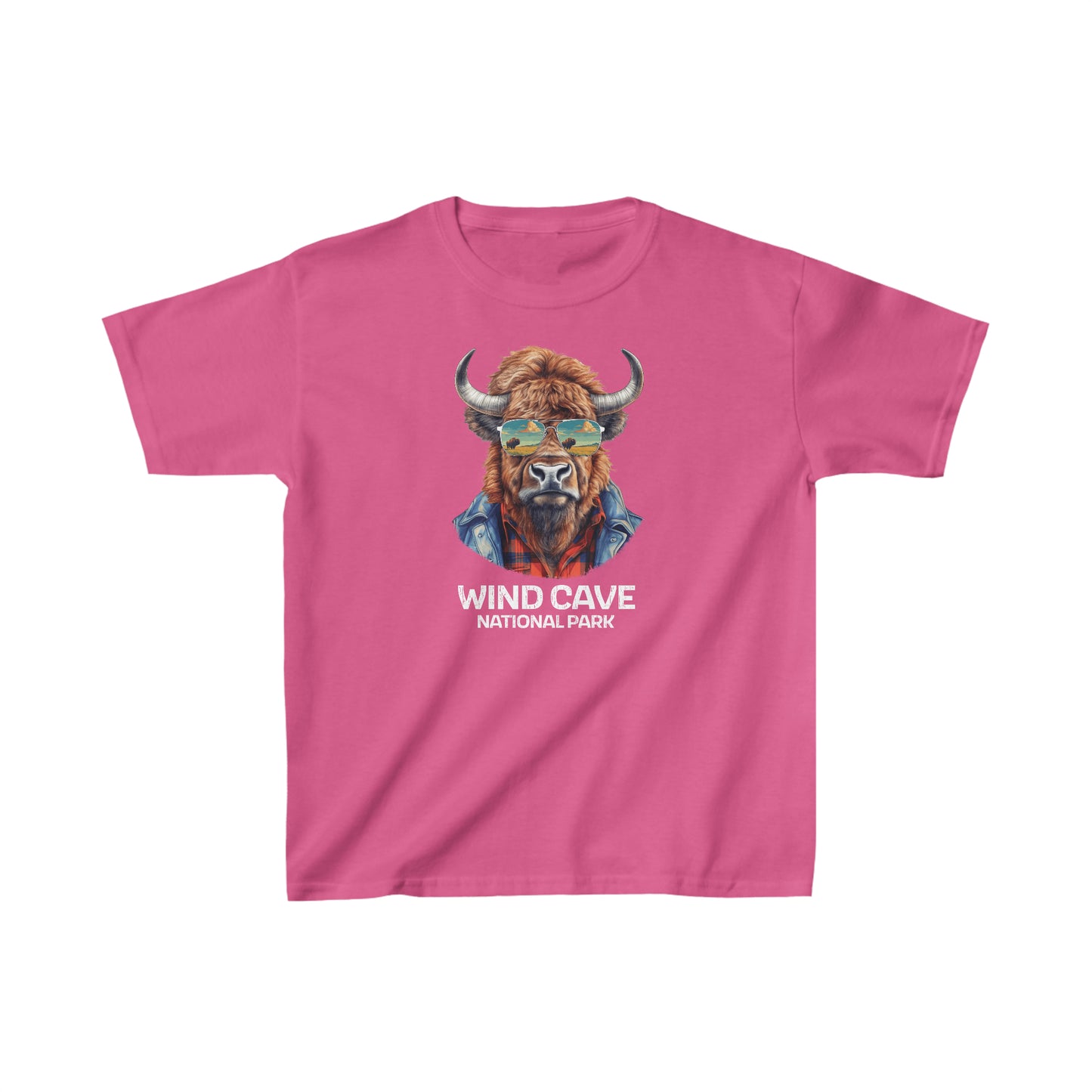 Wind Cave National Park Child T-Shirt - Cool Bison