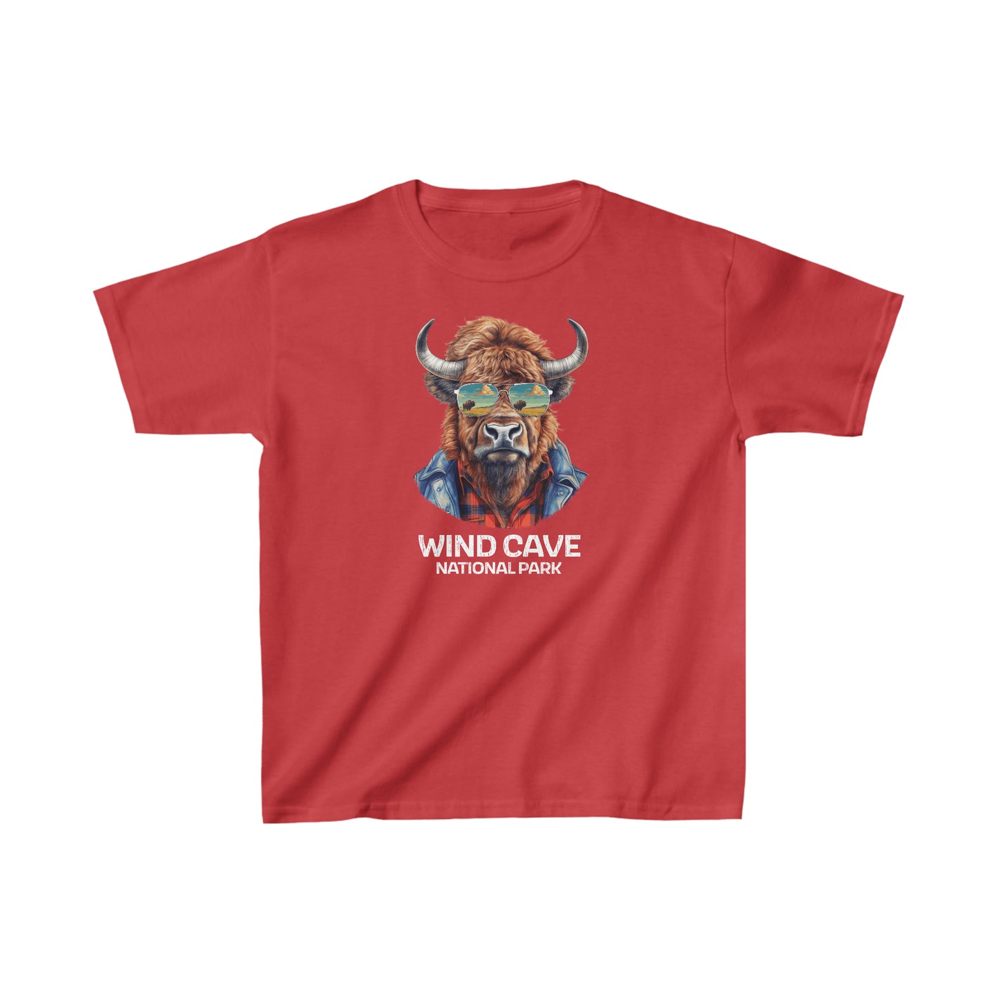 Wind Cave National Park Child T-Shirt - Cool Bison