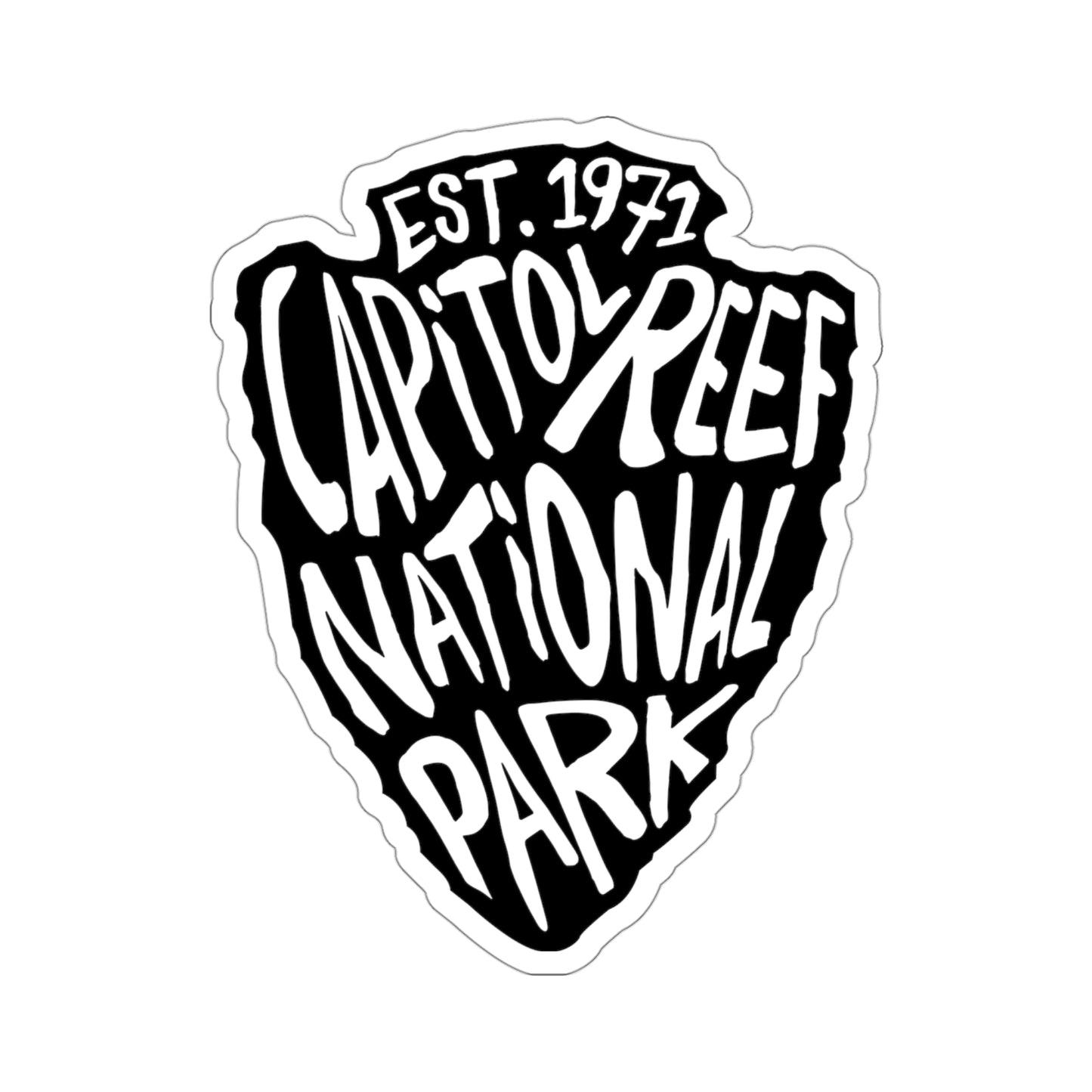 Capitol Reef National Park Sticker - Arrow Head Design