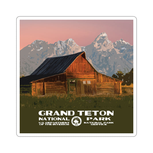 Grand Teton National Park Sticker - Moulton Barn