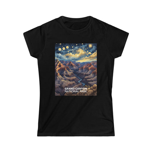 Grand Canyon National Park T-Shirt - Women's Starry Night