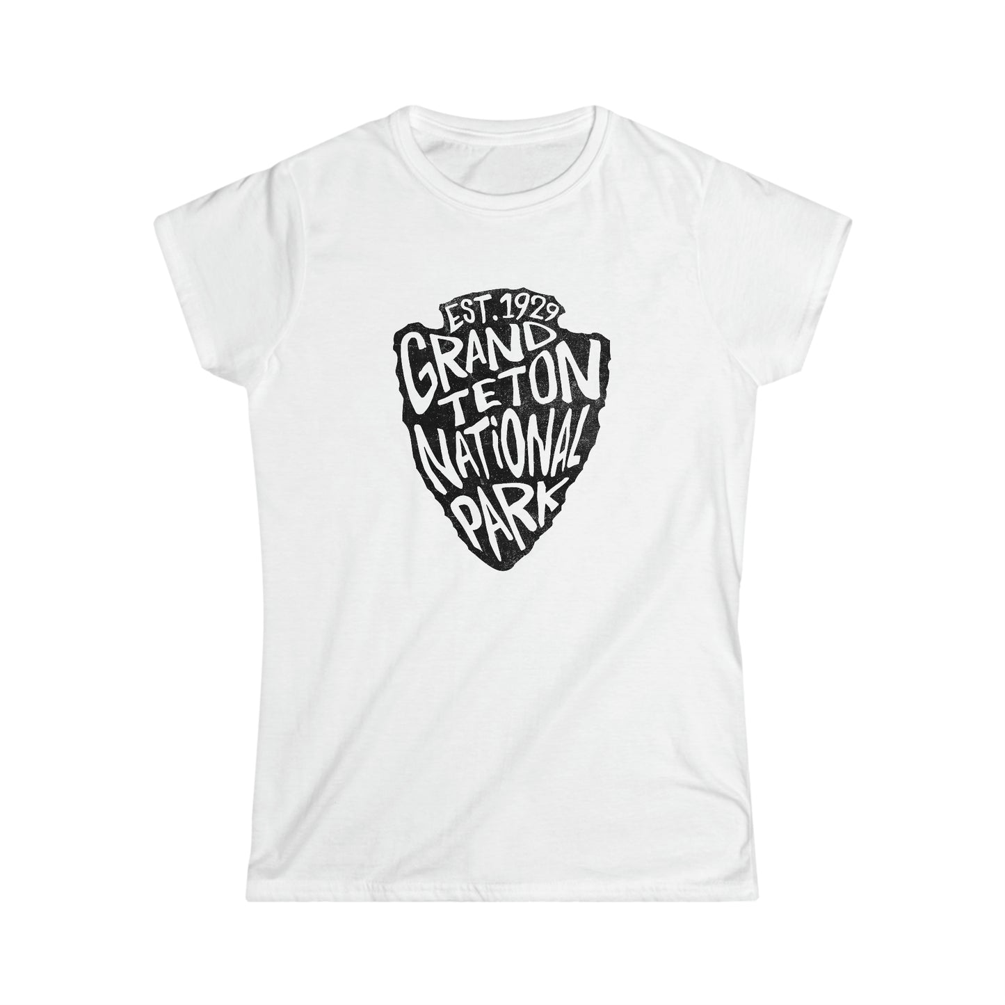 Grand Teton National Park Women's T-Shirt - Arrowhead Design