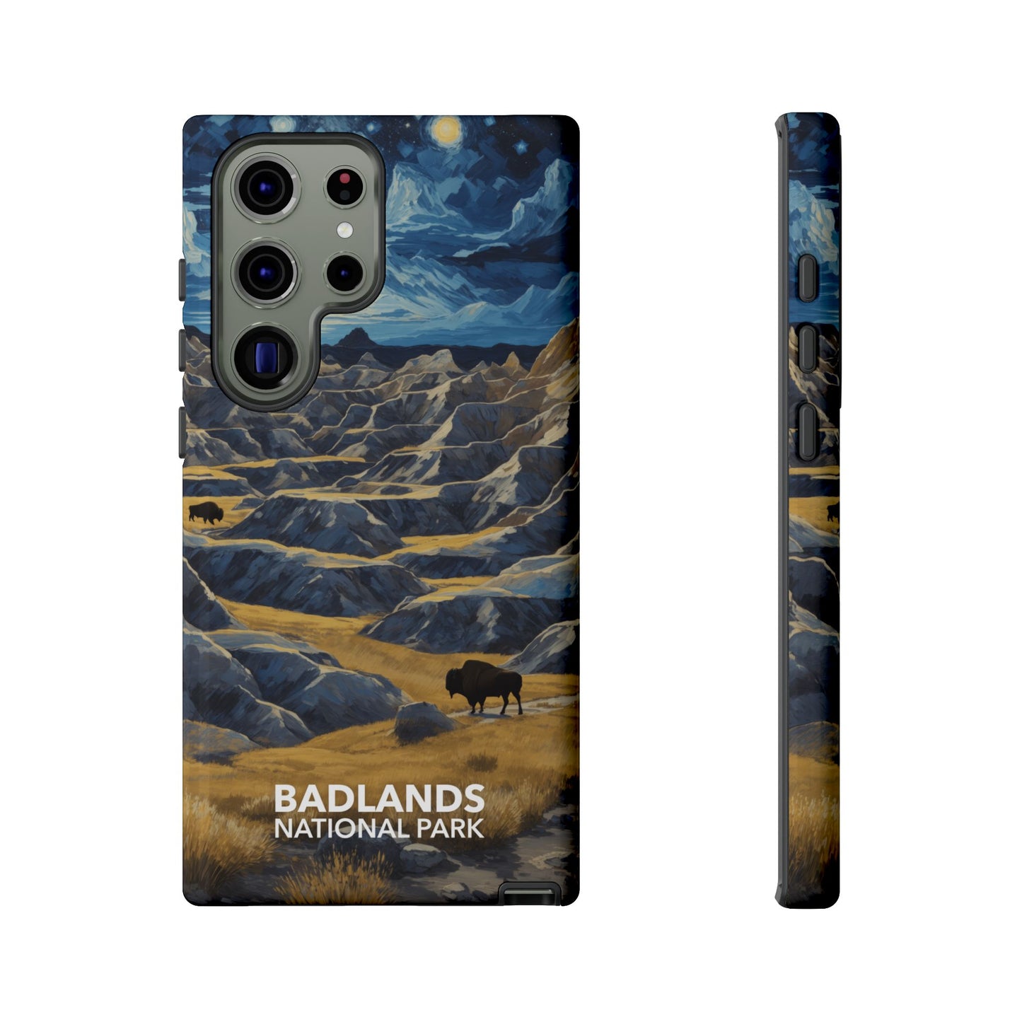 Badlands National Park Phone Case - Starry Night