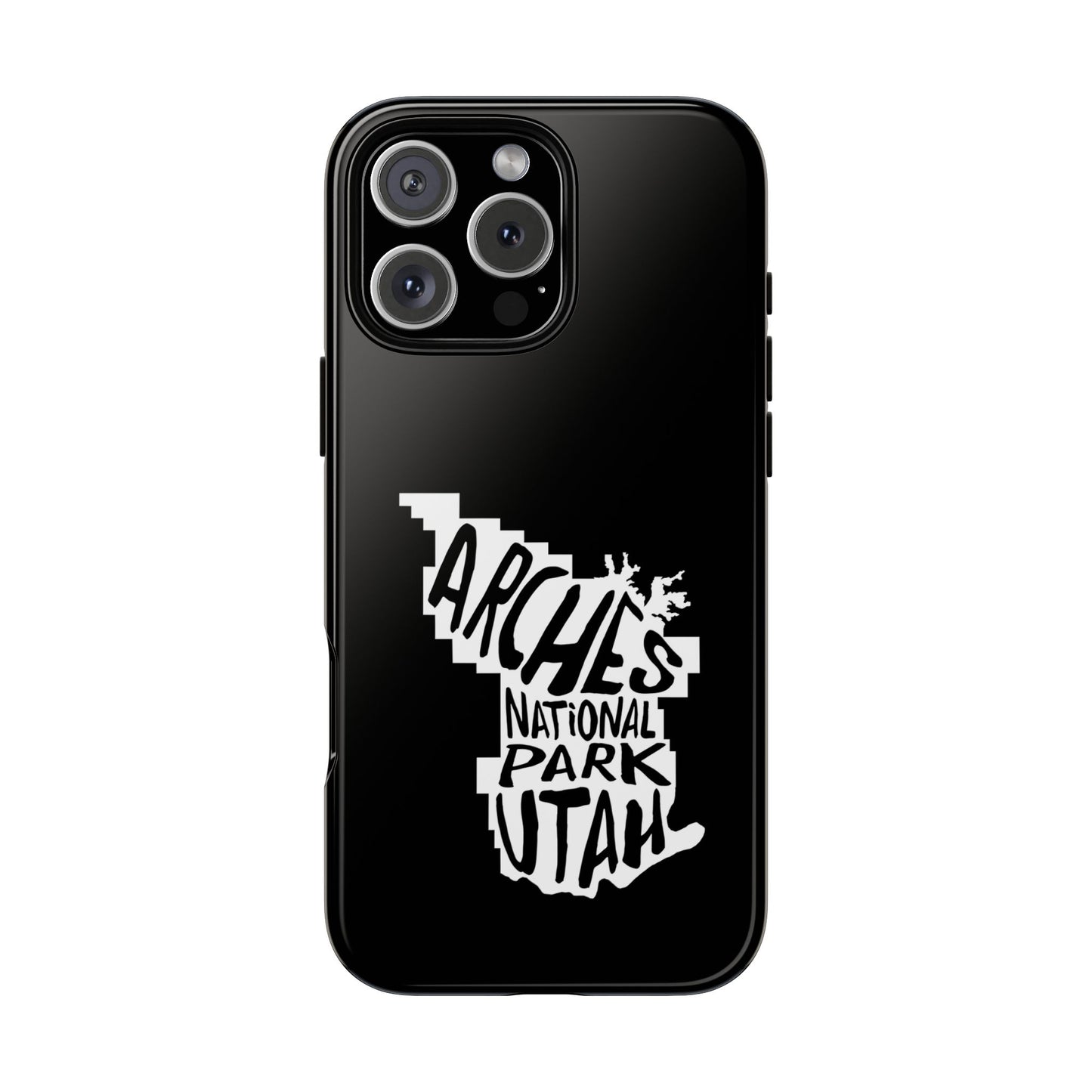 Arches National Park iPhone Case - Map Design