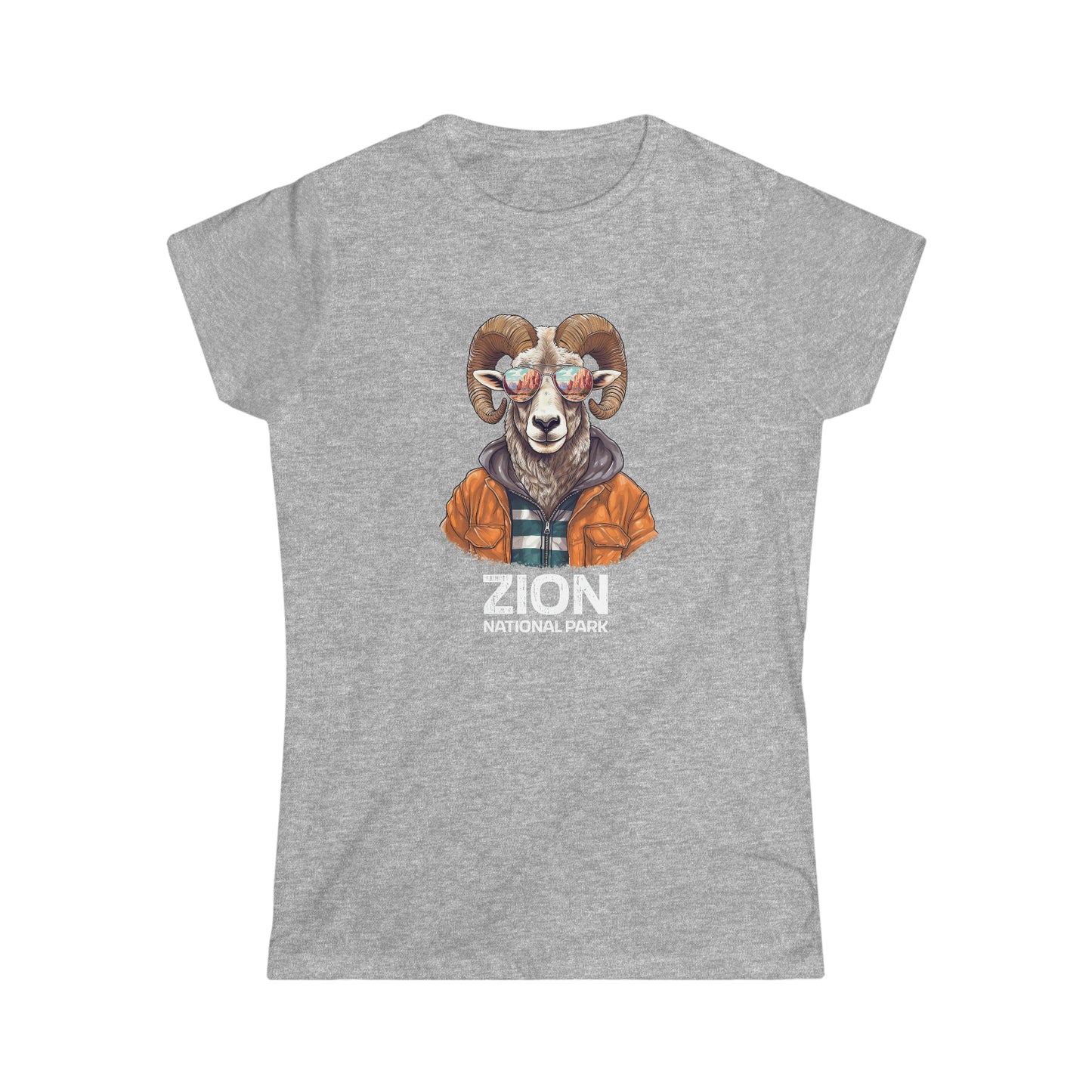 Zion National Park Women's T-Shirt - Cool Bighorn Sheep