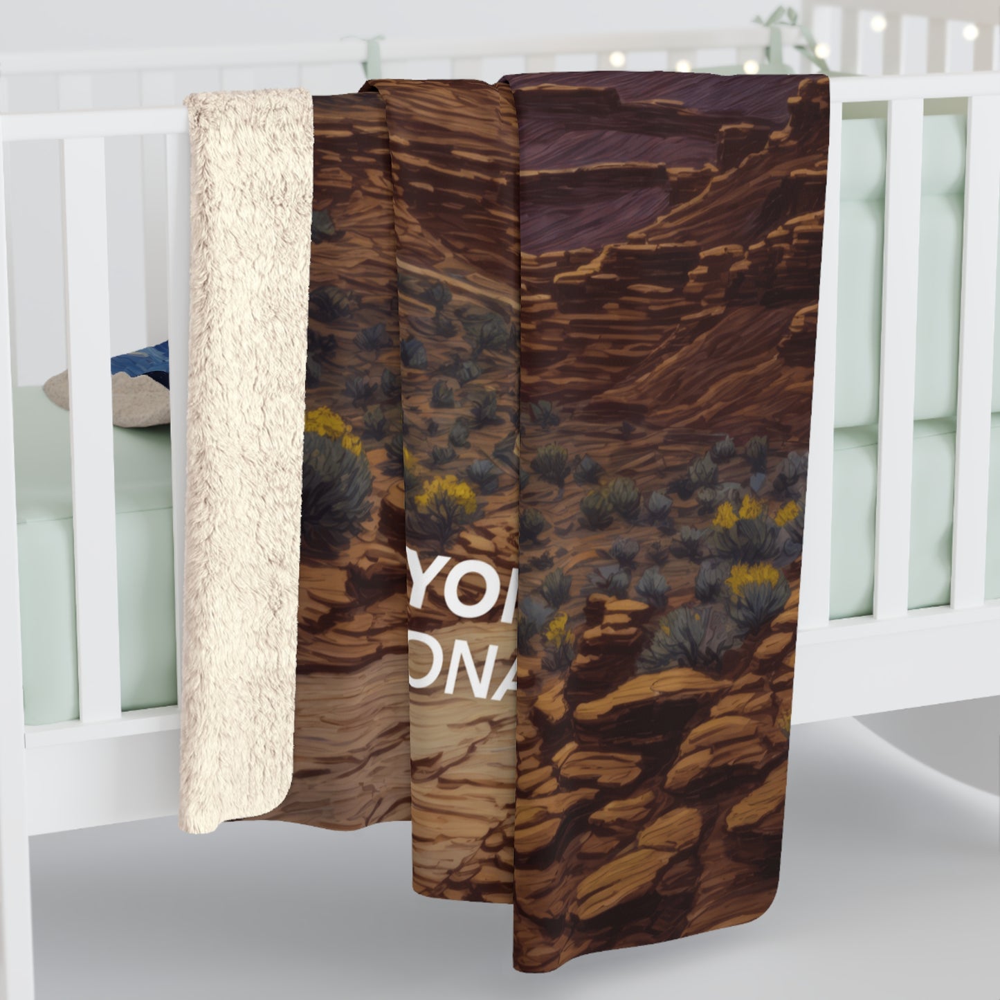 Canyonlands National Park Sherpa Blanket - The Starry Night