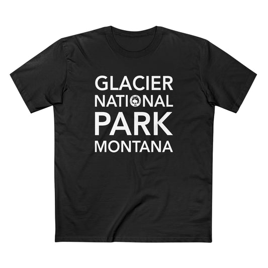 Glacier National Park T-Shirt Block Text
