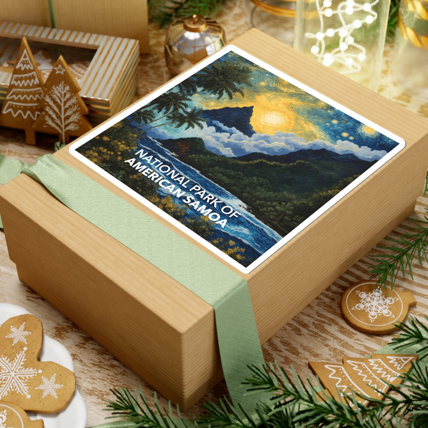 National Park of American Samoa Sticker - The Starry Night
