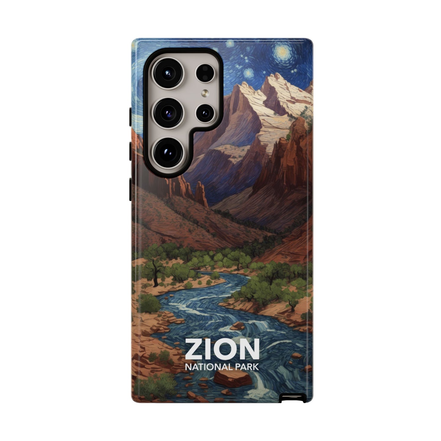 Zion National Park Phone Case - Starry Night