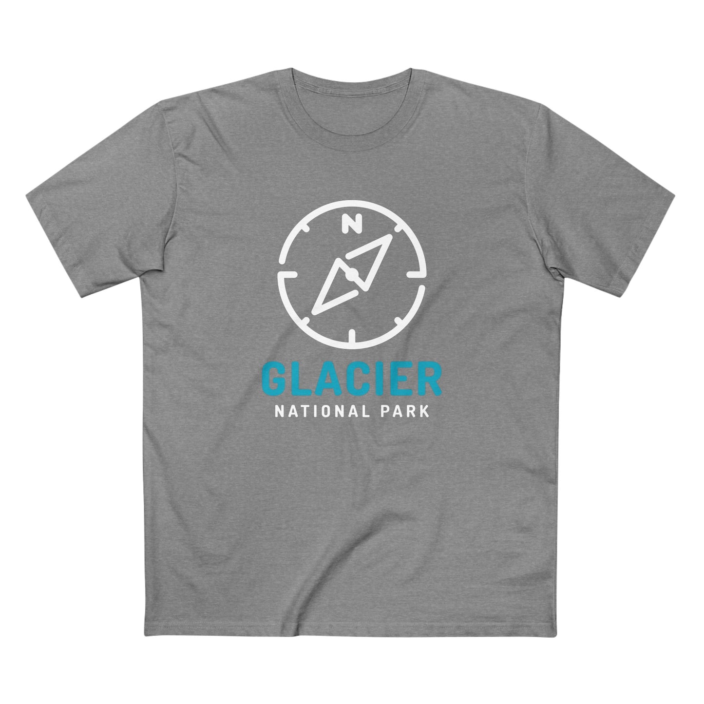 Glacier National Park T-Shirt Compass Design