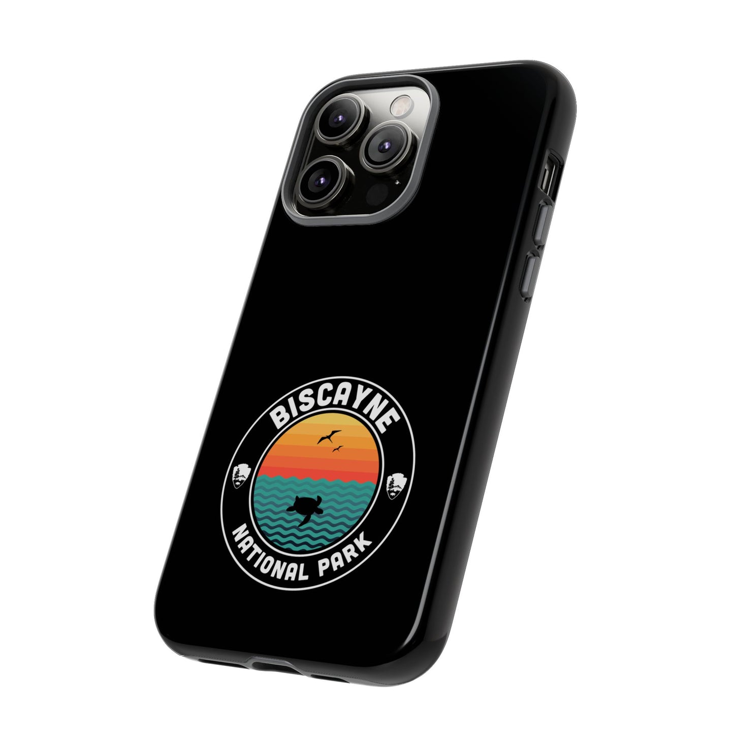 Biscayne National Park Phone Case - Round Emblem Design