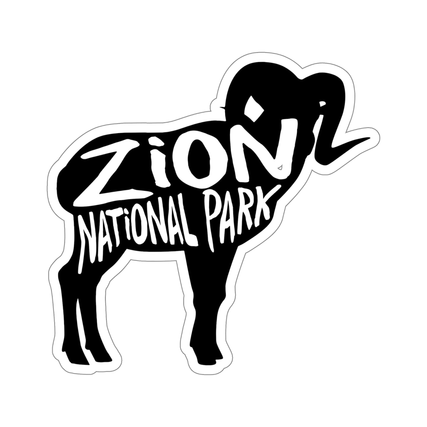 Zion National Park Sticker - Bighorn Sheep