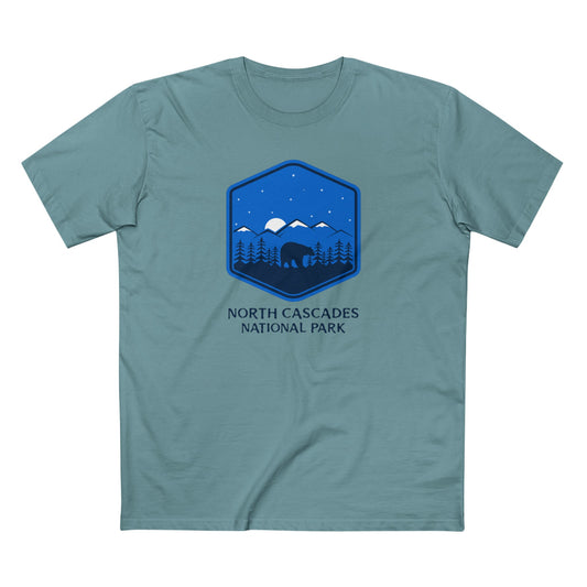 North Cascades National Park T-Shirt - Bear Graphic