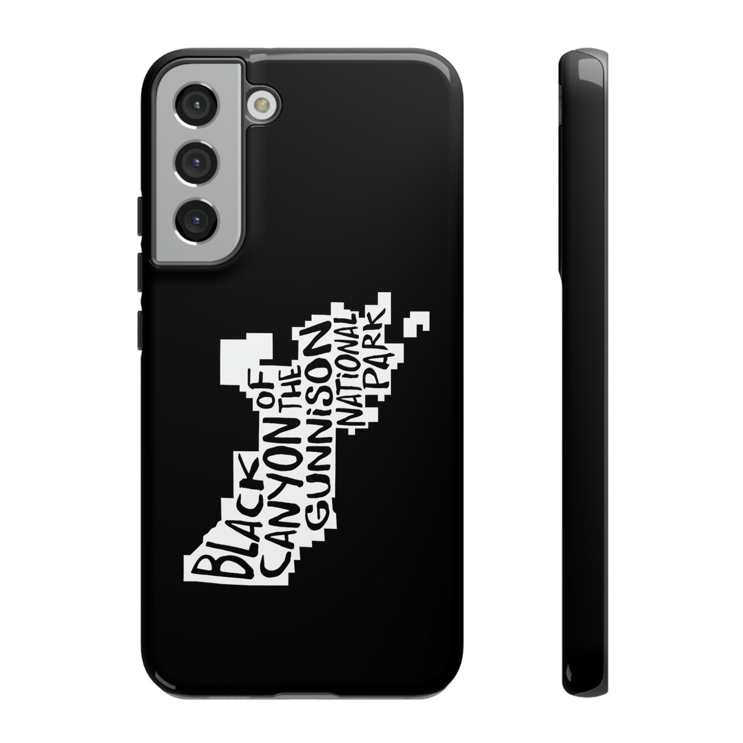 Black Canyon of the Gunnison National Park Phone Case - Map Design