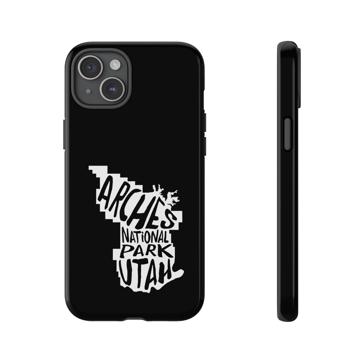 Arches National Park iPhone Case - Map Design