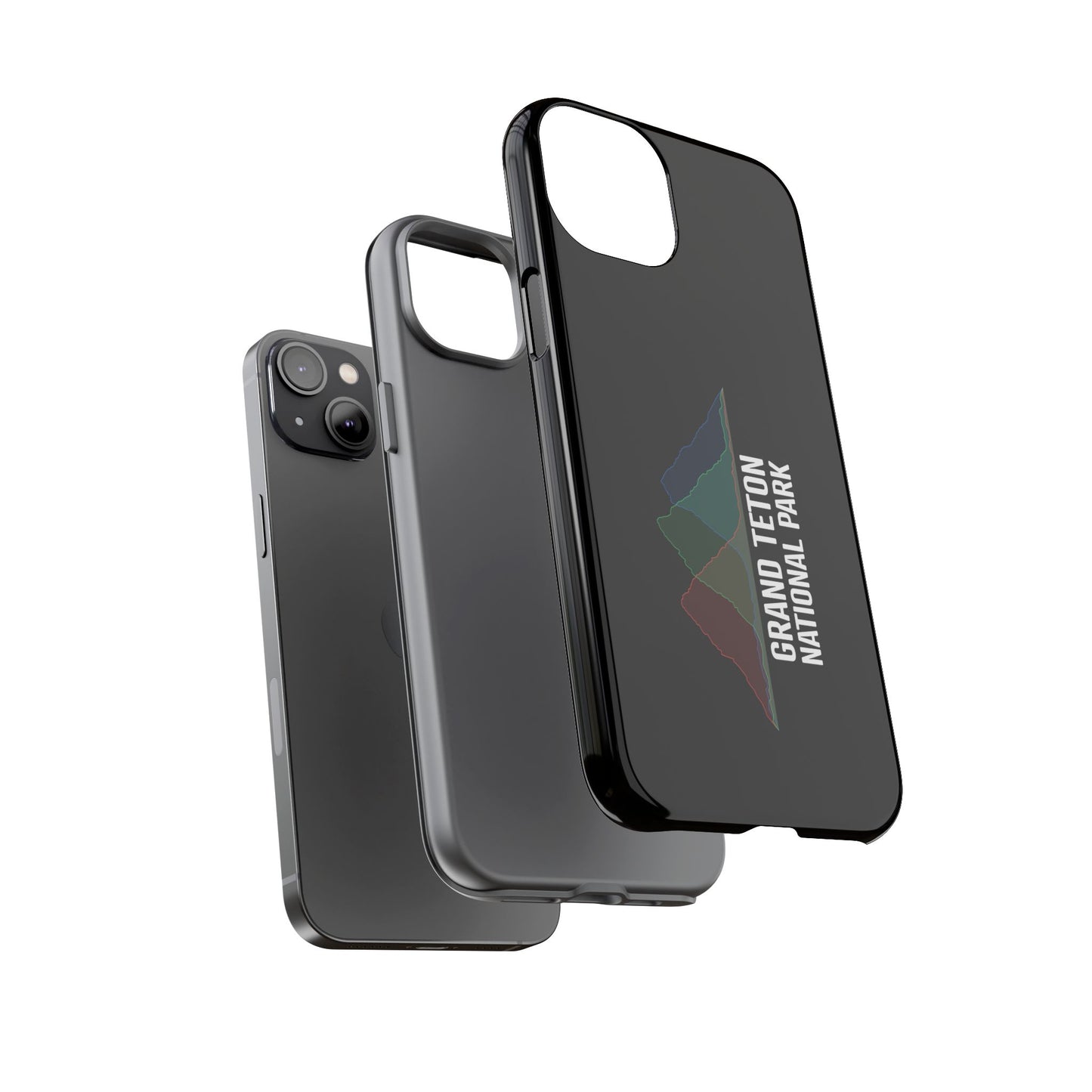 Grand Teton National Park Phone Case - Histogram Design