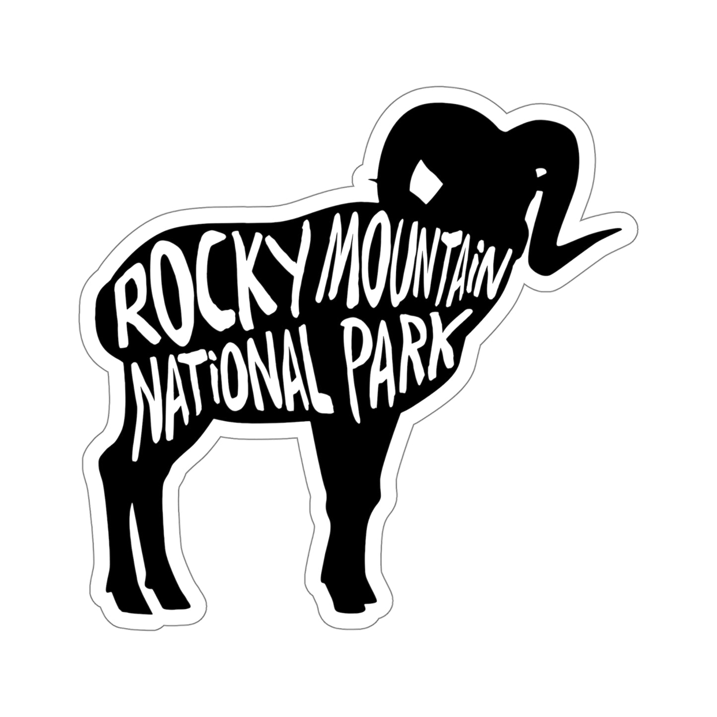Rocky Mountain National Park Sticker - Bighorn Sheep