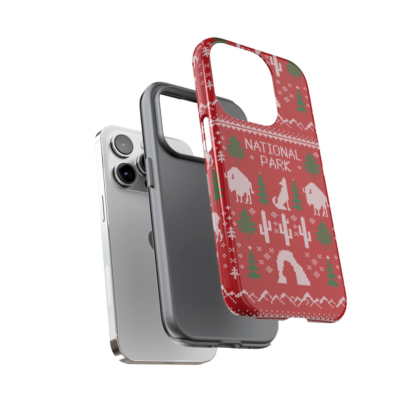National Park Phone Case - Fair Isle Pattern