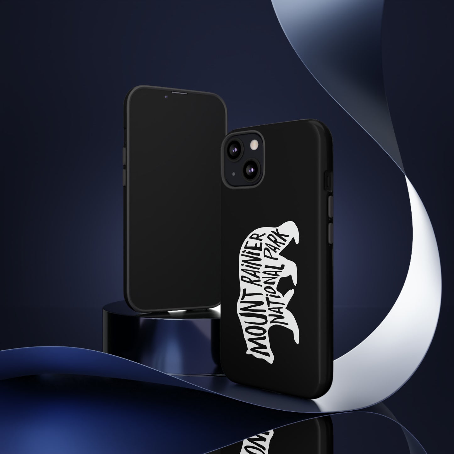Mount Rainier National Park Phone Case - Black Bear Design