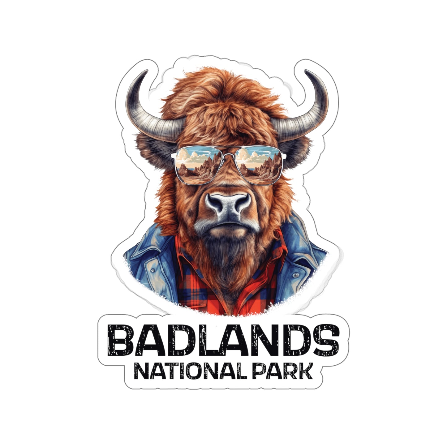 Badlands National Park Sticker - Bison