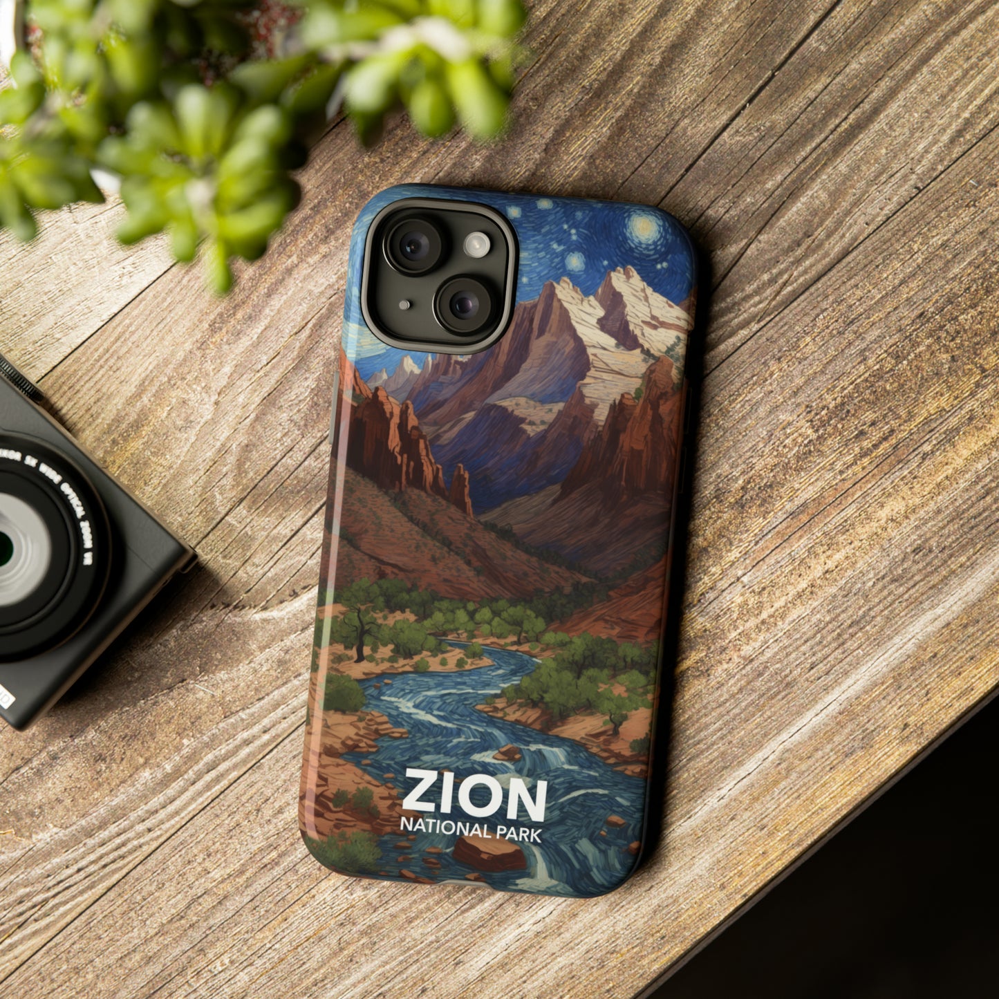 Zion National Park Phone Case - Starry Night