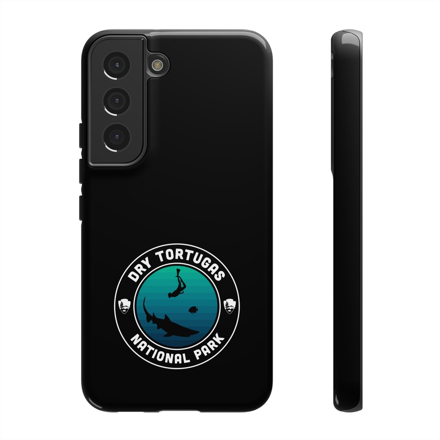 Dry Tortugas National Park Phone Case - Round Emblem Design