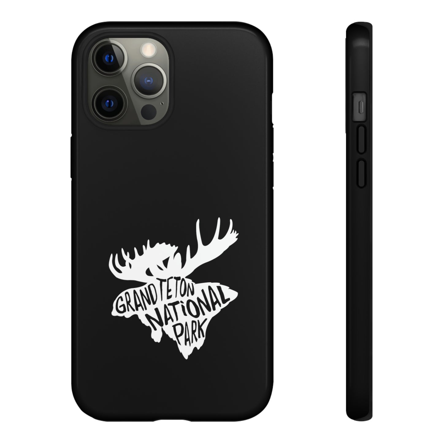 Grand Teton National Park Phone Case - Moose Design