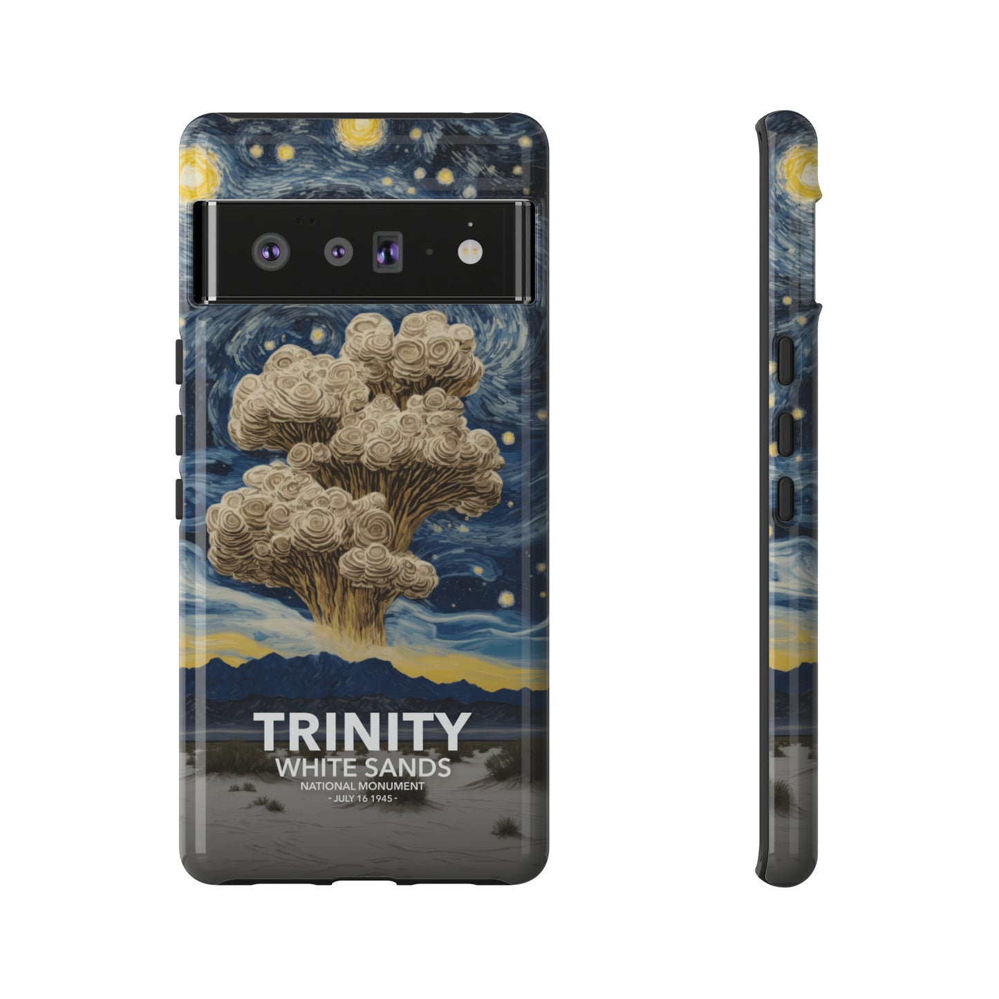 White Sands National Park Phone Case - Starry Night Trinity Test