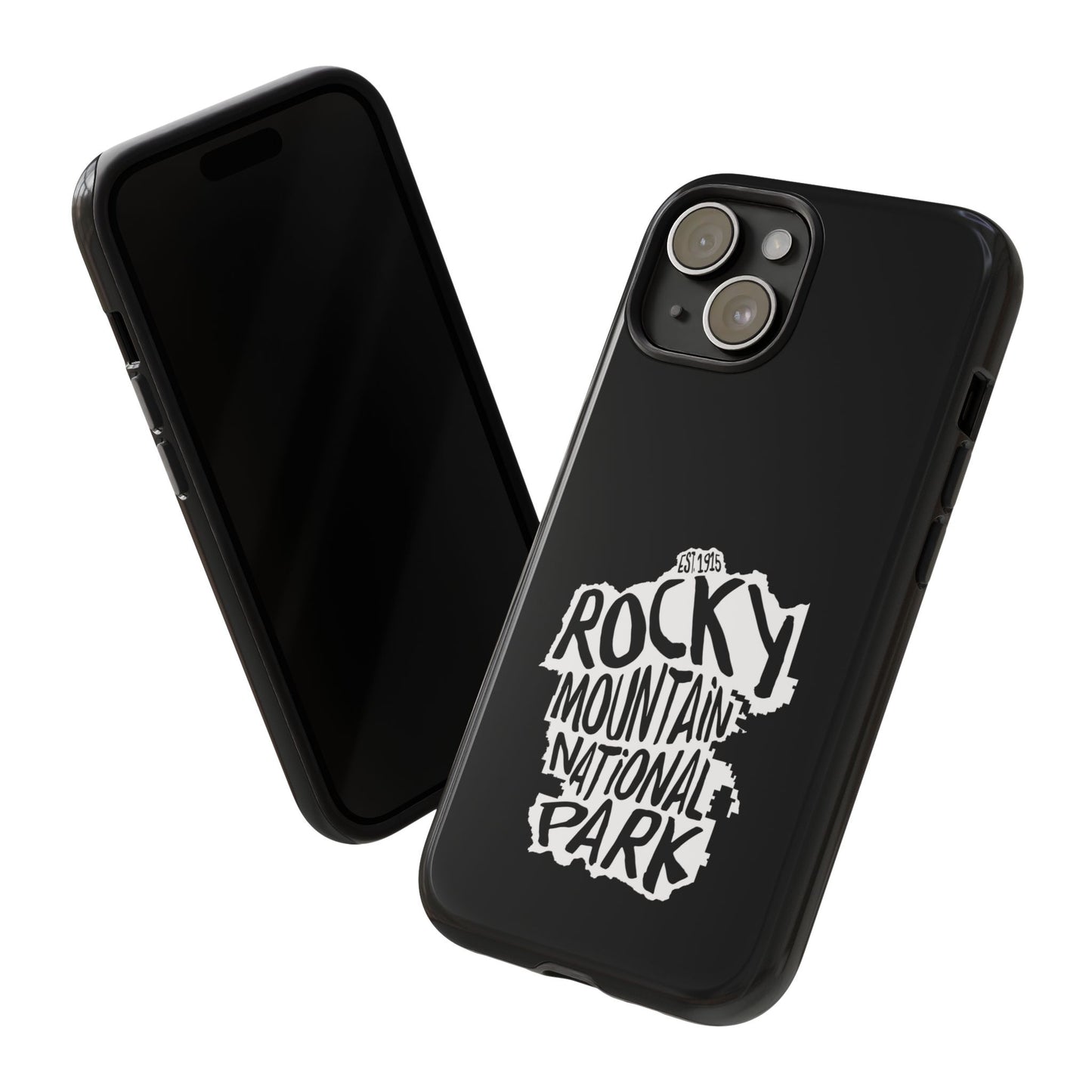 Rocky Mountain National Park Phone Case - Map Design