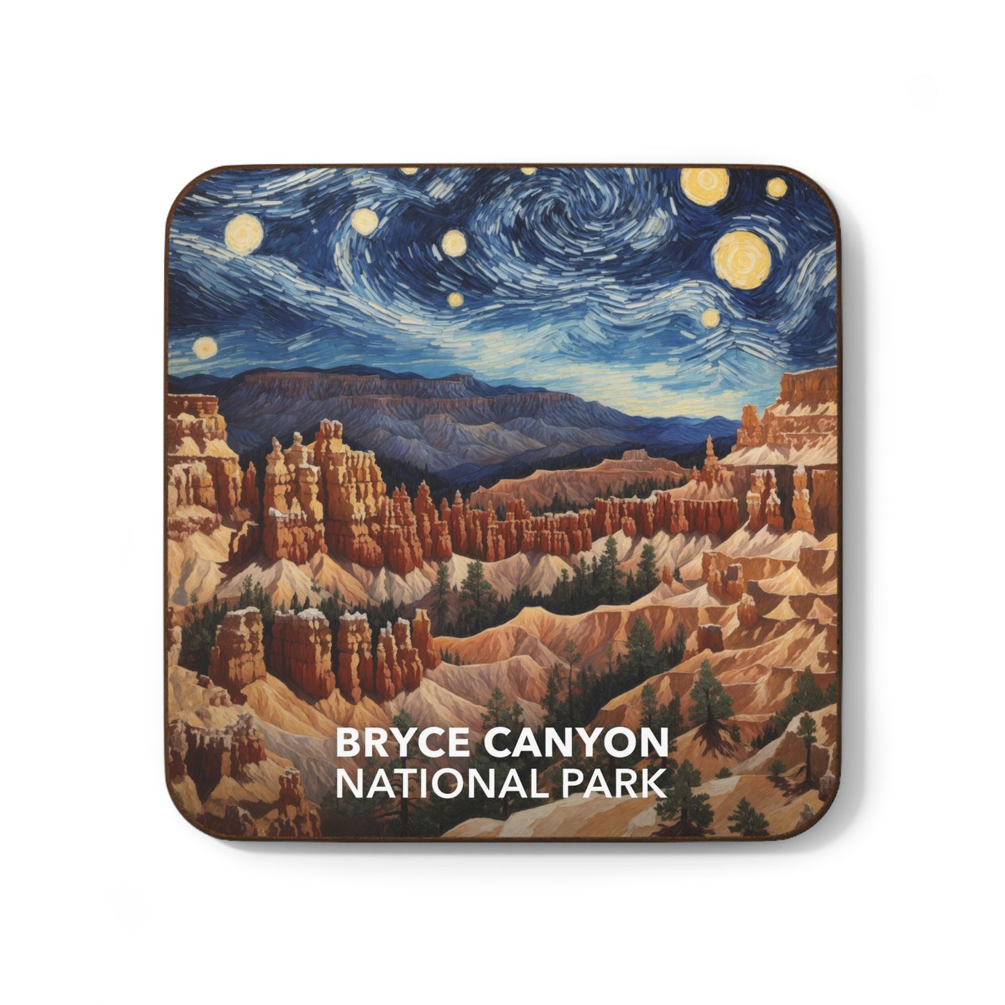 Bryce Canyon National Park Coaster - The Starry Night