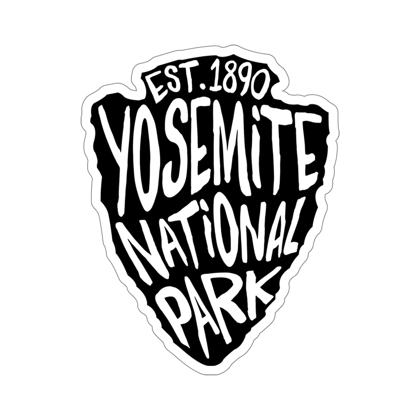 Yosemite National Park Sticker - Arrow Head Design