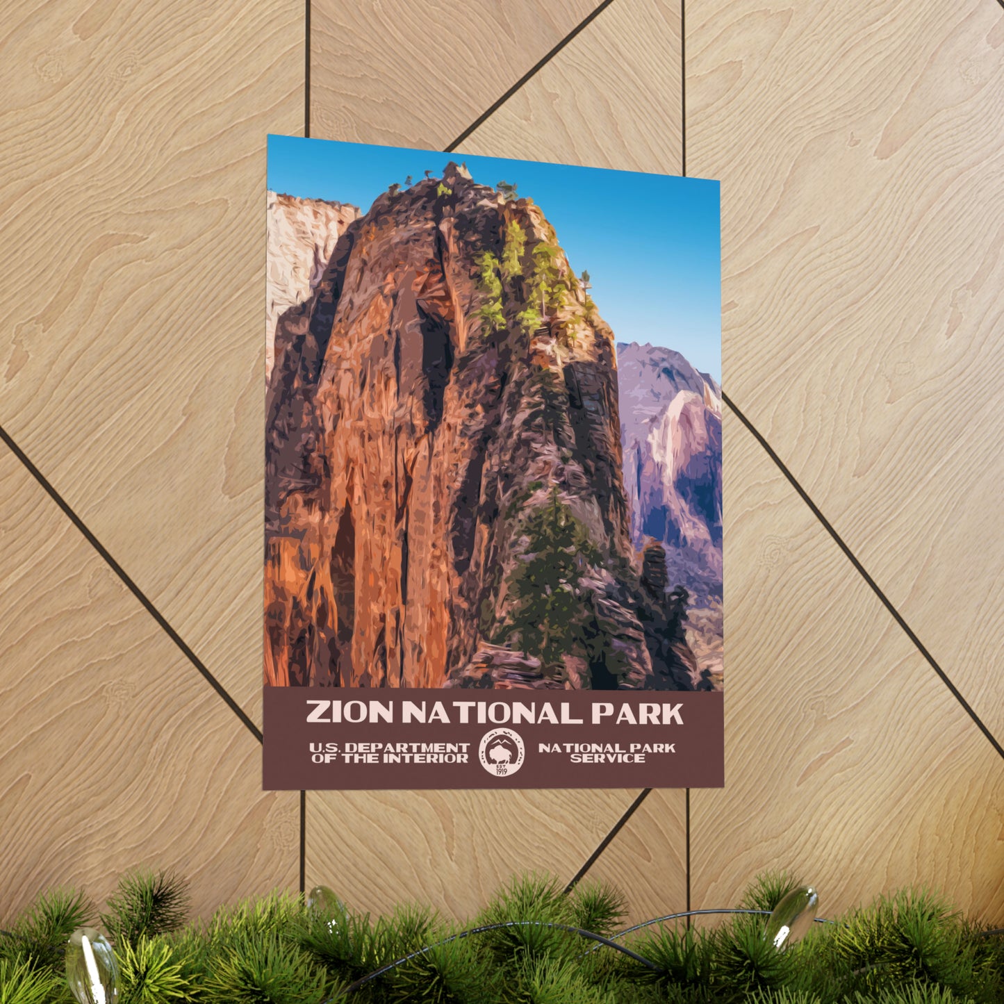 Zion National Park Poster