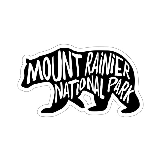 Mount Rainier National Park Sticker - Black Bear