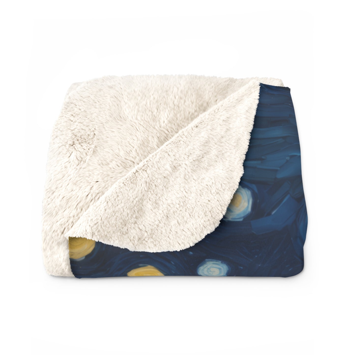 Denali National Park Sherpa Blanket - The Starry Night