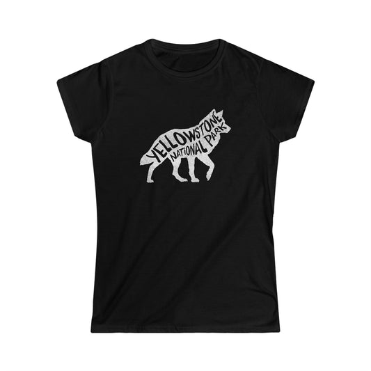 Yellowstone National Park Women's T-Shirt - Wolf