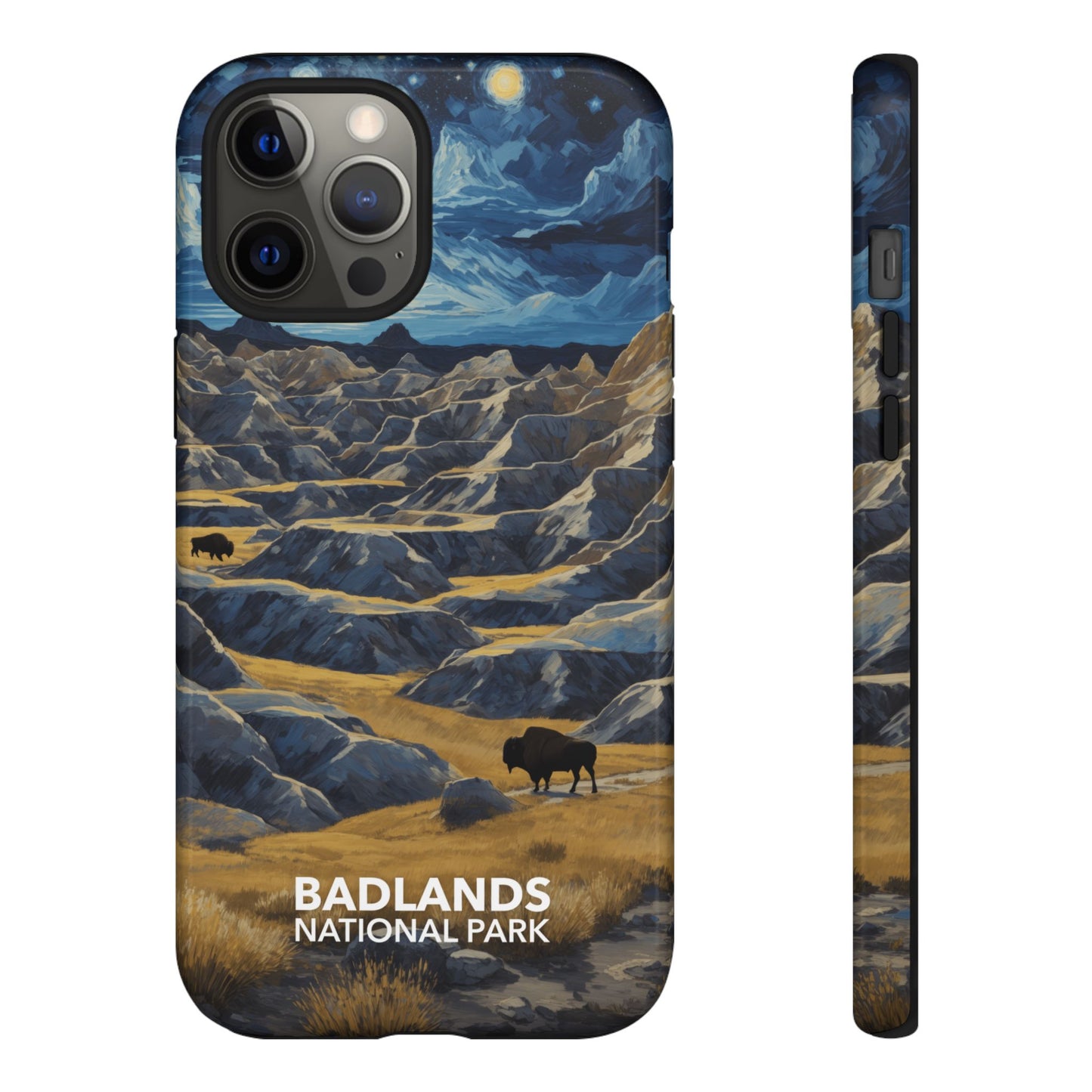 Badlands National Park Phone Case - Starry Night