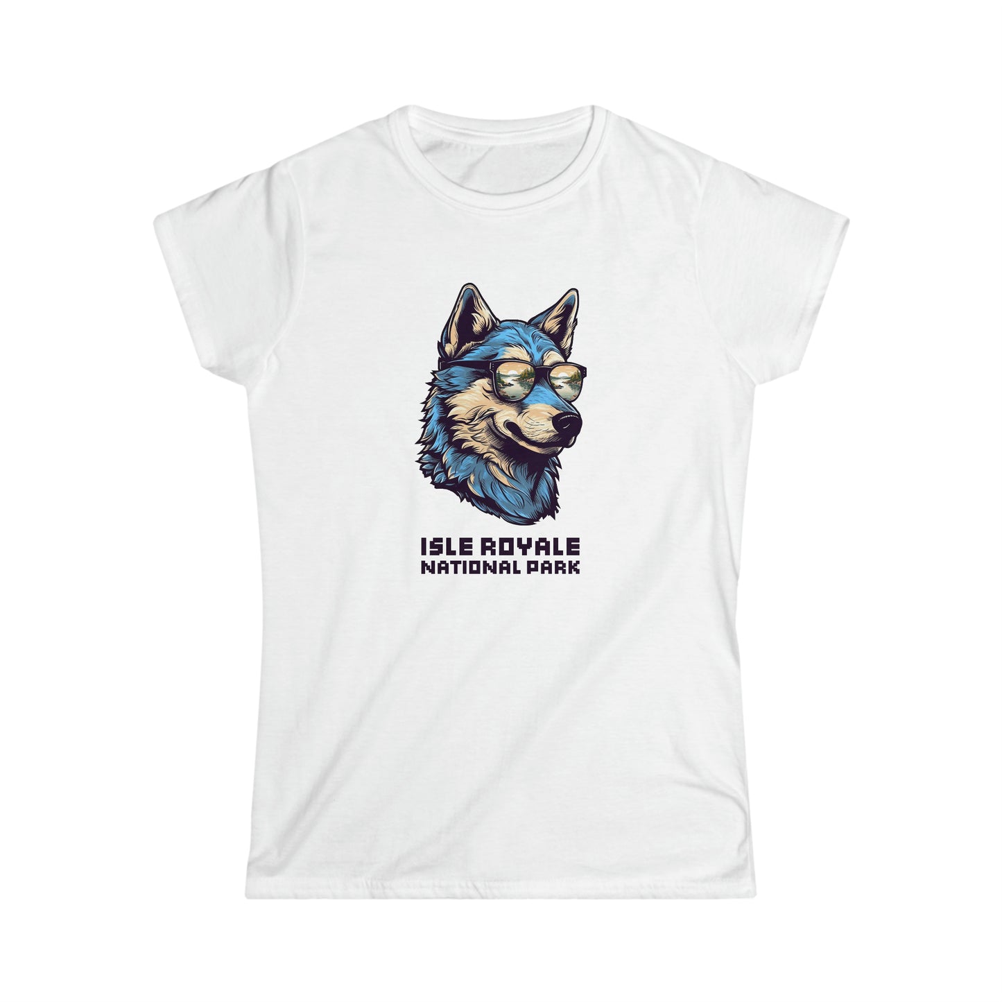 Isle Royale National Park Women's T-Shirt - Cool Wolf