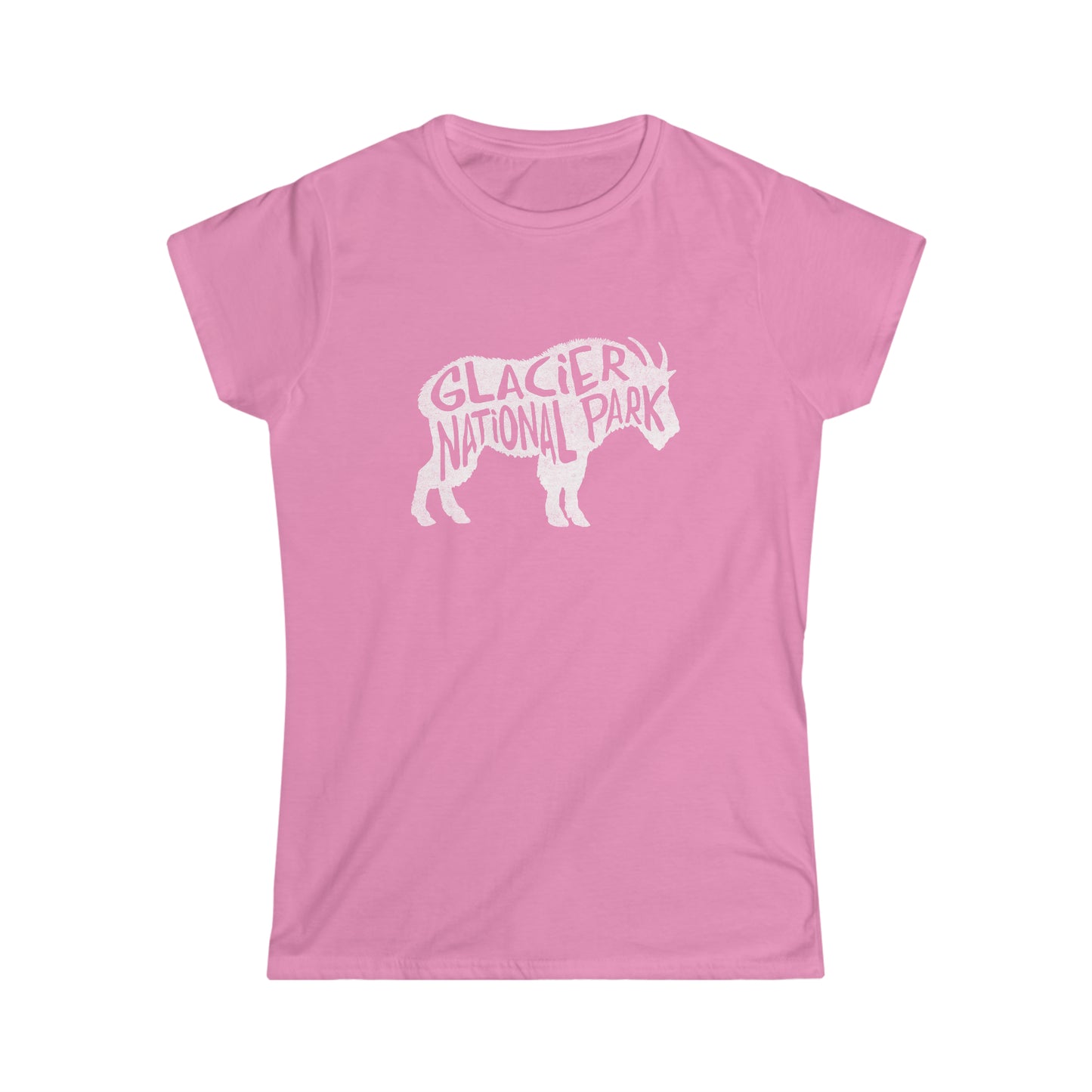 Glacier National Park Women's T-Shirt - Mountain Goat