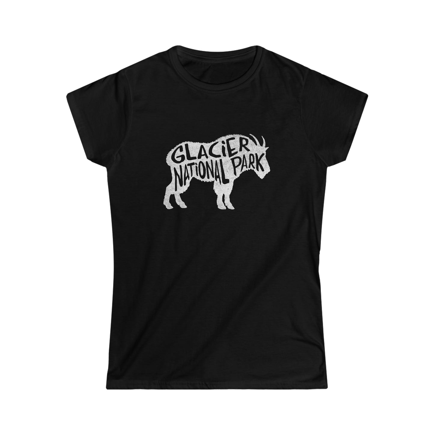 Glacier National Park Women's T-Shirt - Mountain Goat