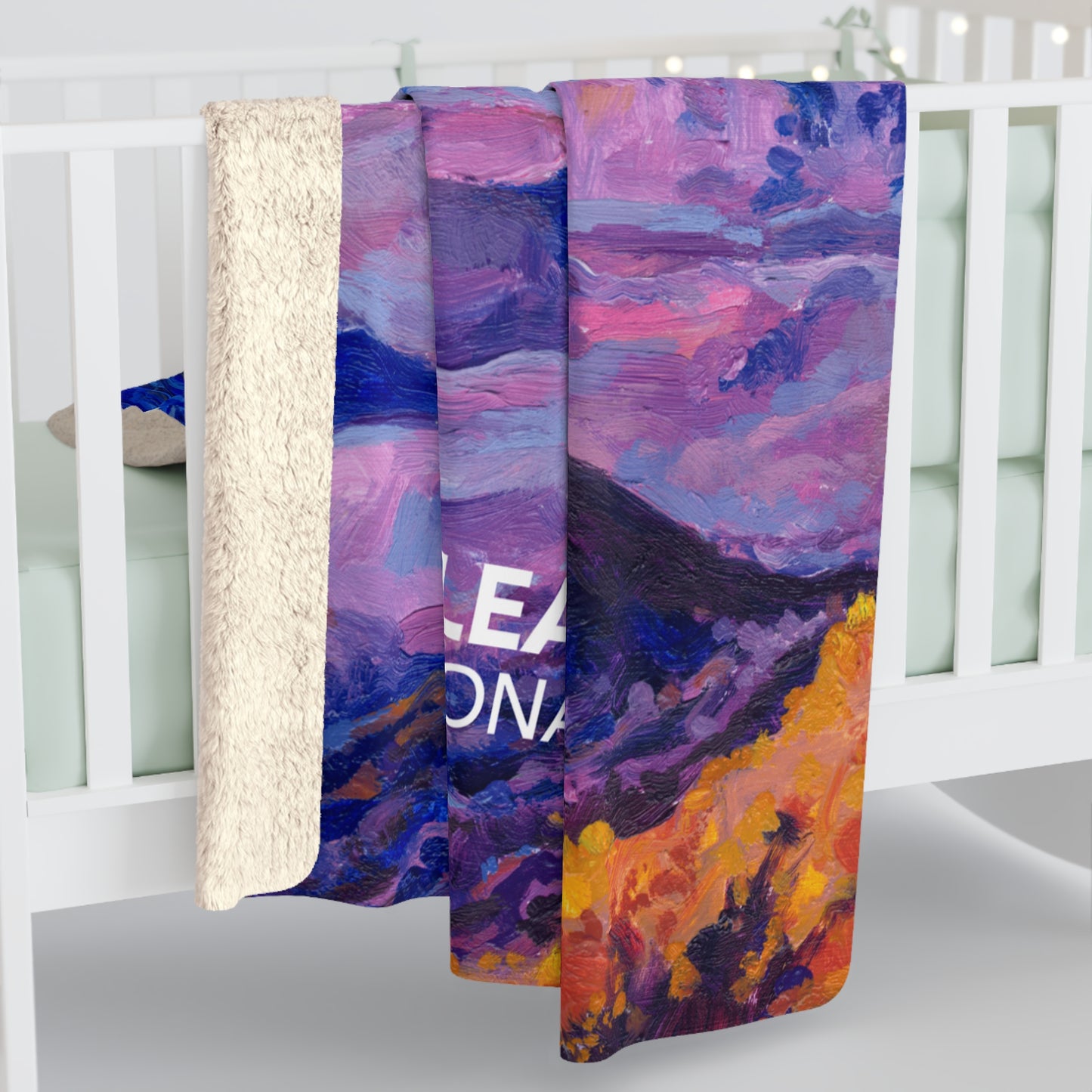 Haleakalā National Park Sherpa Blanket - The Starry Night