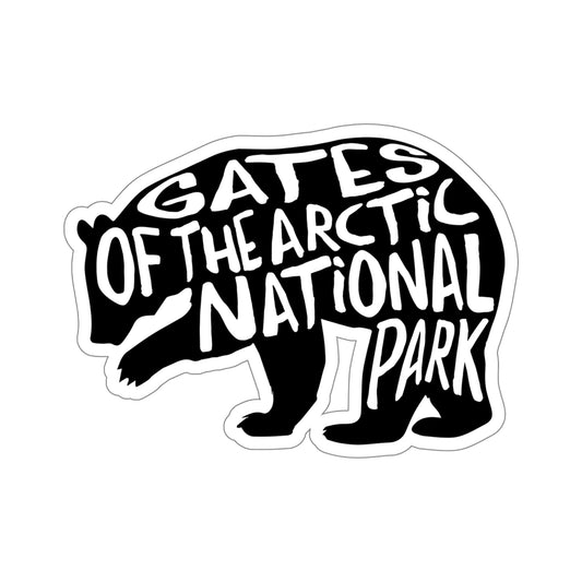 Gates of the Arctic National Park Sticker - Grizzly Bear