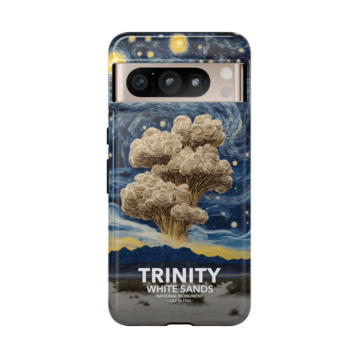 White Sands National Park Phone Case - Starry Night Trinity Test